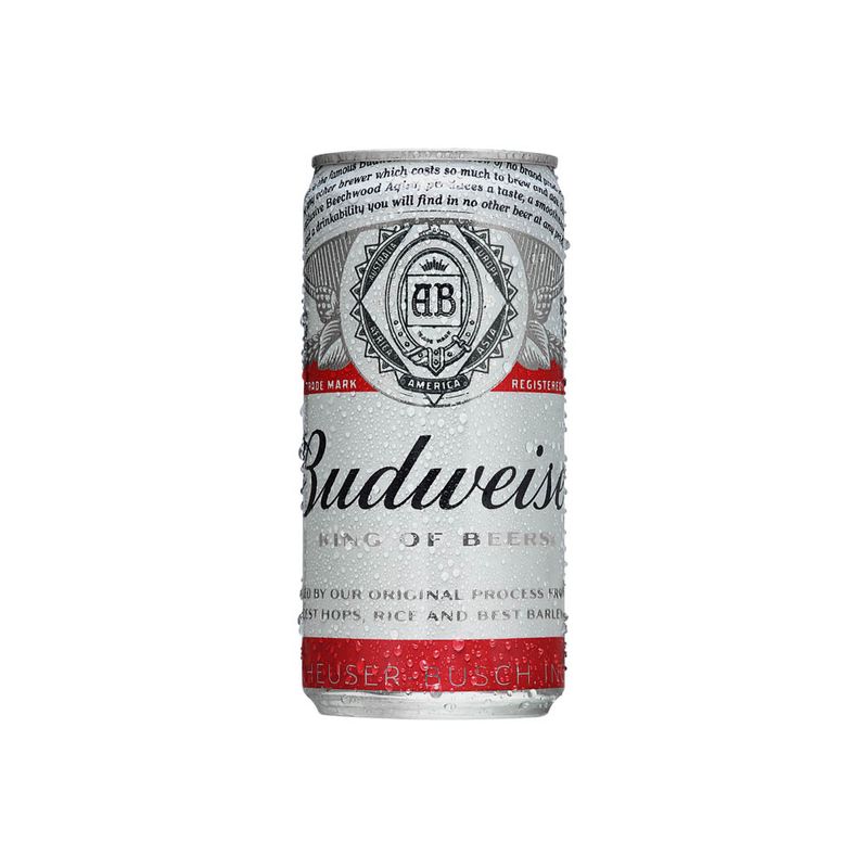 Cerveja Budweiser, American Lager, 269ml, Lata