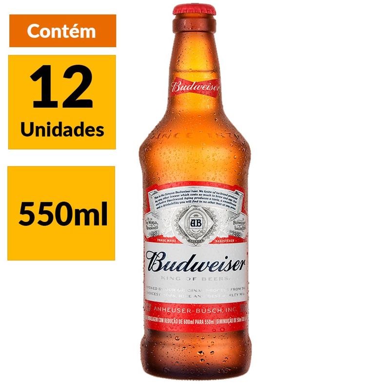 Preço Da Caixa De Cerveja Skol Garrafa 600ml Cerveja Budweiser 550ml Caixa 12 Unidades Emporio Da Cerveja