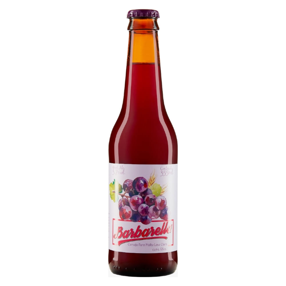 Cerveja Barbarella Fruitbier Uva 355ml