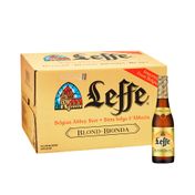Cerveja Leffe Blonde 330ml Caixa com 24 unidades
