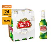 Cerveja Stella Artois 330ml - 24 Unidades