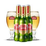 Kit 2 Cálices Stella Artois + 3 Cervejas Sem Glúten