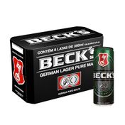 Cerveja Beck's 350ml Pack (8 unidades)