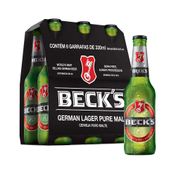 Cerveja Beck's 330ml Pack (6 unidades)