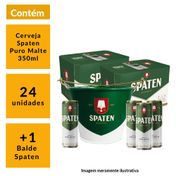 Kit Spaten 24 cervejas 350ml + 1 Balde