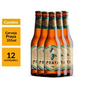 Cerveja Praya Witbier 355ml (12 unidades)