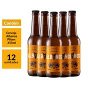 Cerveja Albanos Pilsen 355ml (12 unidades)