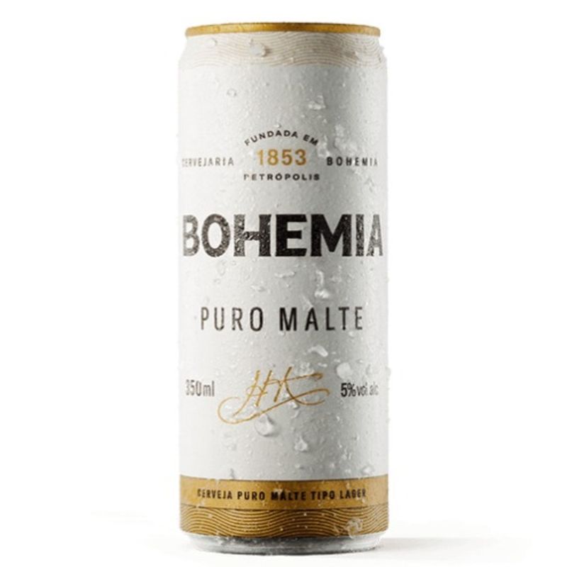 Cerveja Bohemia Puro Malte 350ml Empório da Cerveja